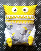 Detský textil - Pyžamožrút mesiačik - žltý - 11068875_