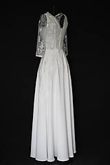 Šaty - Svadobné šaty z lúčnej krajky - 11067926_