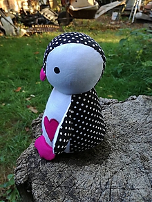 Hračky - Tučniak (Ružové srdce väčší) - 11073881_