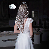 Šaty - Svadobné šaty s veľkou tylovou kruhovou sukňou - 11078256_