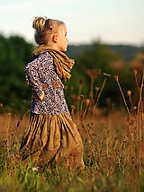 Detské oblečenie - Lněná sukně Oříšková (92) - 11077419_