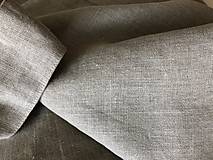 Úžitkový textil - Ľanový obrúsok a prestieranie (40x40 mint zelená - Zelená) - 11076635_
