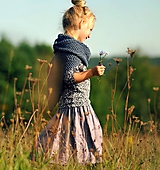 Detské oblečenie - Lněná sukně Lila (122) - 11079960_