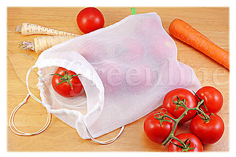 Úžitkový textil - Nákupné vrecko na ovocie a zeleninu - 11080175_