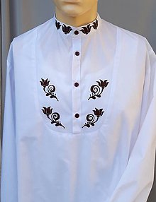 Blúzky a košele - Ručne maľovaná pánska košeľa - 11081441_