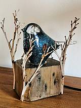 Svietidlá - Dekoratívna stolná lampa "Birdy" - 11085987_