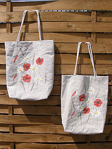 Nákupné tašky - Nákupná taška lúčne kvety - 11084597_