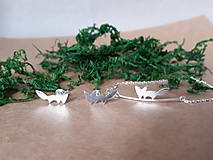 Sady šperkov - Strieborné šperky z kolekcie CUTE WILDNESS -LÍŠKA (minimalistický štýl) - 11085038_