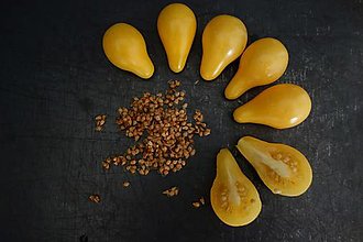 Bylinky - domáce semienka rajčín- žlté hruštičky 2021- ZĽAVA - 11089427_