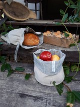 Úžitkový textil - Ľanové vrecko na chlieb Linen Memories - 11089264_