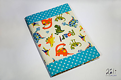 Papiernictvo - Detský obal na knihu, šlabikár, zošit A4 z látok na želanie - 11092512_