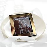 Darčeky pre svadobčanov - Svadobné čokoládky v škatuľke - 11089830_