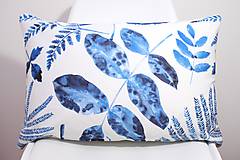 Úžitkový textil - Akvarelová obliečka - Blue Jungle II. - II. - 11094921_