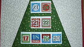 Dekorácie - Adventný kalendár STROMČEK (stromček 14) - 11096184_