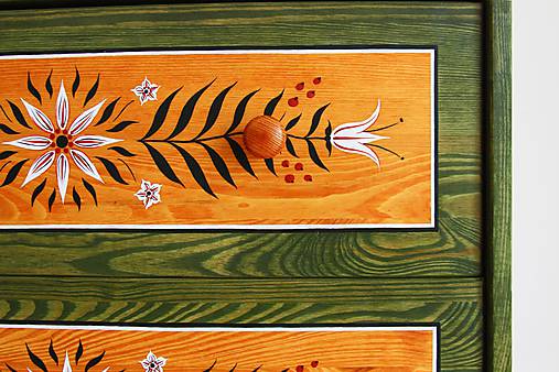 Ručne maľovaná komoda "Tradičná" (rôzne veľkosti) (V: 70cm Š: 62cm H: 30cm)