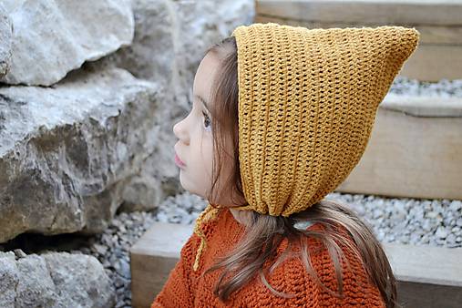 Detské čiapky - Detský čepček biovlna/biobavlna - 11104856_