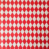 Textil - kosoštvorce, 100 % bavlna, šírka 160 cm (Červená) - 11101915_