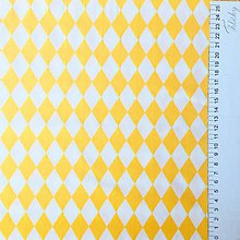 Textil - kosoštvorce, 100 % bavlna, šírka 160 cm (Žltá) - 11101907_