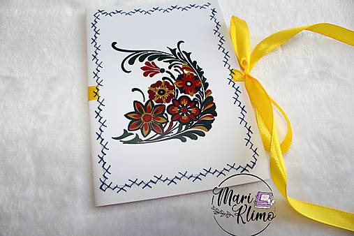 Papiernictvo - Folklórna pohľadnica  (Žltá) - 11102735_