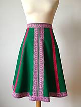 Sukne - zelená sukňa Frida - 11104695_