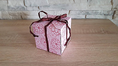 Papiernictvo - Krabička - Wedding "Pink" - 11106628_