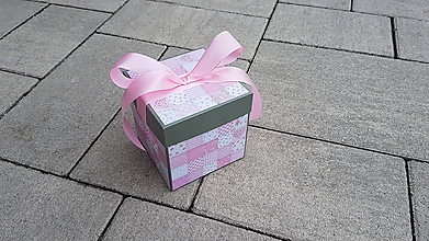 Papiernictvo - Krabička - Baby Girl "Pink" - 11108234_