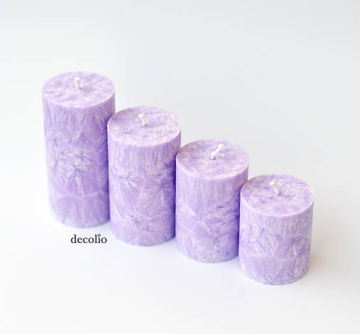  - Lavender - adventné sviečky - 11106875_