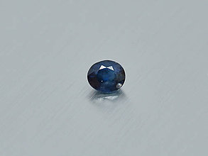 Minerály - ZAFÍR prírodný modrý ovál 6 x 5 mm NAHRIEVANÝ - 11105987_