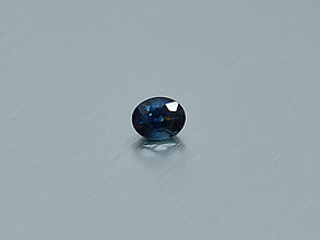 Minerály - ZAFÍR prírodný modrý ovál 6 x 5 mm NAHRIEVANÝ - 11106058_