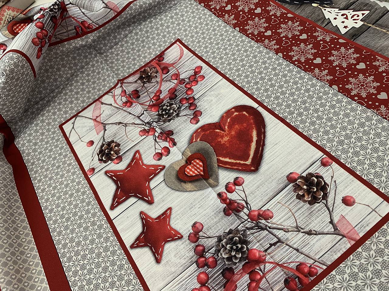 VIANOČNÝ PANEL FRANCÚZSKO STOF