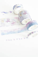 Papier - Washi páska " Violet " (A. 1,5cm x 3m) - 11112520_