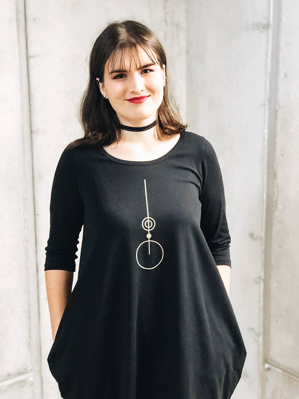 Šaty balónový strih M08-tepl-IO24