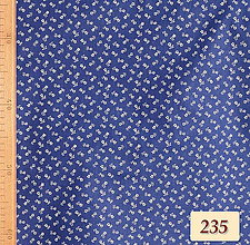 Úžitkový textil - FILKI posteľné návliečky s madeirovou čipkou (Modré s drobnými kvietkami) - 11117262_