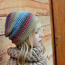 Detské čiapky - čiapka na zimu JA&TY ROHÁČEmelír - 11122861_
