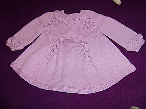 Detské oblečenie - Detské pletené šatočky - 11123810_