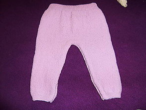 Detské oblečenie - Detské pletené nohavice - 11123823_