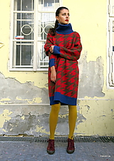 Šaty - svetrošaty MAXIM -vzor pepito,unisize - 11132394_