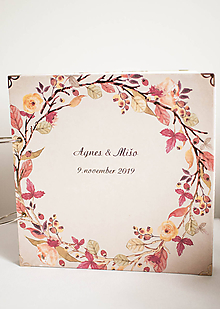 Papiernictvo - Svadobný scrapbook album " Agnes " - 11131459_