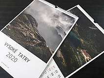 Papiernictvo - Kalendár Vysoké Tatry 2020 A3 vertikálny - 11132128_