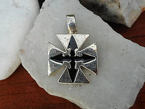 Pánske šperky - Templar cross- (templar cross prívesok) - 11140450_