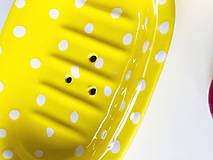 Nádoby - Žltá mydelnička - 11139524_