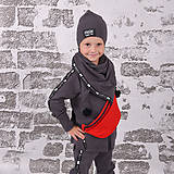 Detské oblečenie - Detská mikina - moonrise street creew grey - 11137370_