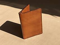 Pánske tašky - Kožená peňaženka/púzdro na karty a doklady - 11138899_