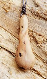 Náhrdelníky - Drúza v močiarovom dreve - 11140630_