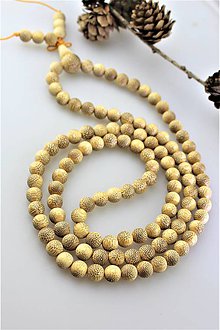 Náhrdelníky - santal náhrdelník dlhý - 11140902_