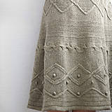 Sukne - Elegantná vlnená sukňa (XXL) - 11146289_