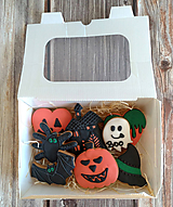Halloweensky perníkový set (V darčekovej krabičke)