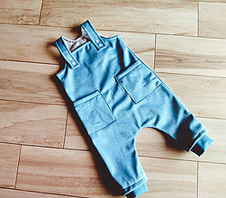 Detské oblečenie - Softshelove nohavice na traky - 11154339_
