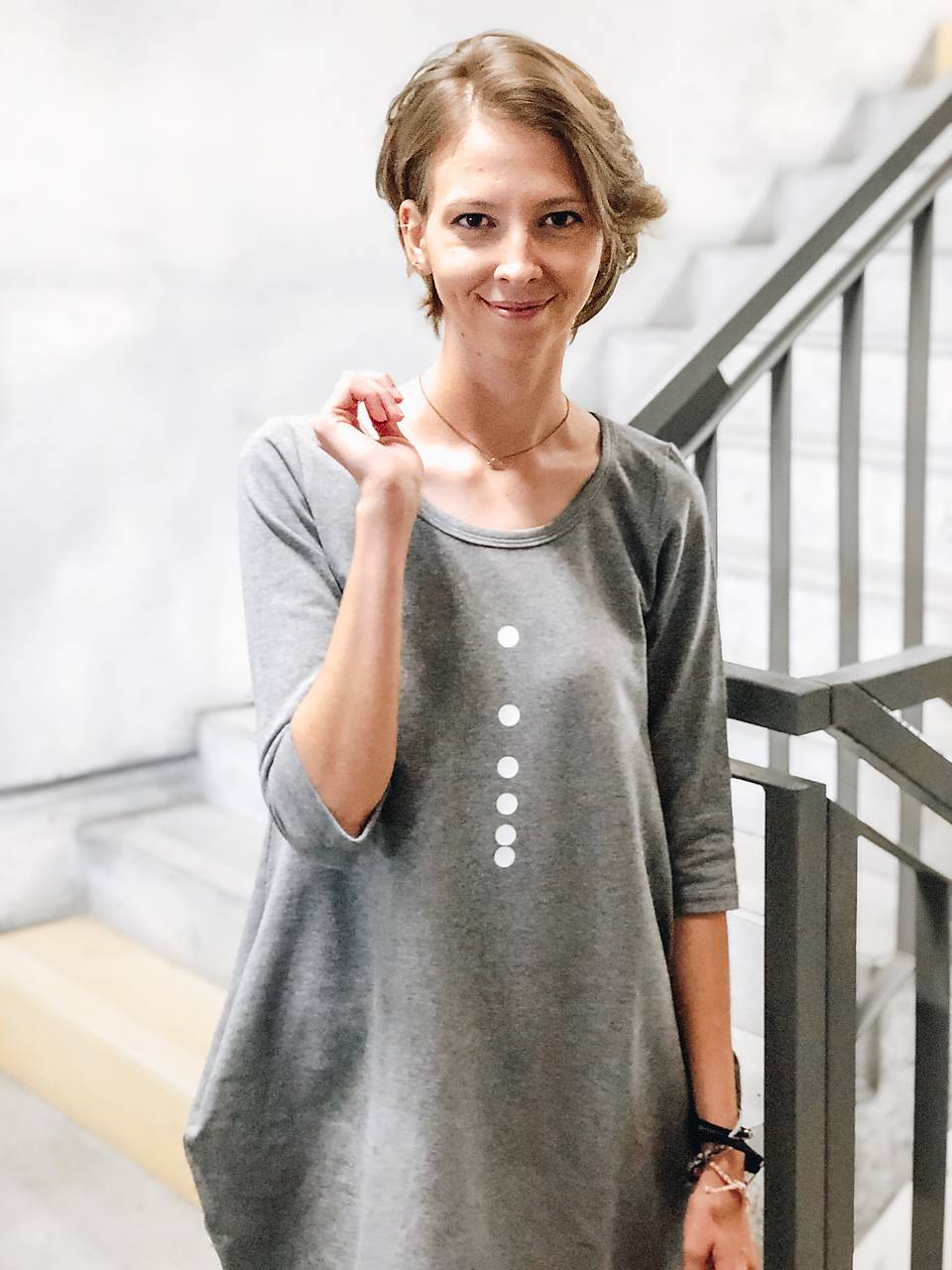 Šaty balónový strih M08-tepl-IO43 XS dopredaj skladu