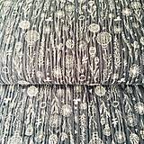 Textil - dvojitý bavlnený mušelín Lúčne kvety, šírka 130 cm - 11158031_